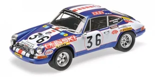 Minichamps Porsche 911 S Ecurie Jean Sage #36 Waldegard/Cheneviere 24h Le Mans 1971 - Kolekcjonerskie modele pojazdów - miniaturka - grafika 2
