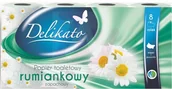 Papier toaletowy - Delko DELIKATO Papier toaletowy rumiankowy 8szt - miniaturka - grafika 1