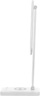 Orno Lampka biurkowa WIRLE OR-LB-1538/W LED 7W biała z ładowarką indukcyjną i USB nowoczesna lampka nadaje wnętrzu współczesnej świeżości OR-LB-1538/W - Lampy stojące - miniaturka - grafika 4