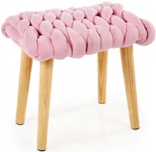 Fotele i pufy dla dzieci - Taboret Yeti jasny różowy Halmar - miniaturka - grafika 1