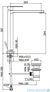 Paffoni Tango bateria umywalkowa chrom TA081CR | - Baterie umywalkowe - miniaturka - grafika 2