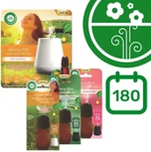 Odświeżacze powietrza - Air Wick Waporyzator aromatyczny z zestawem do napełniania 4x20 ml) - miniaturka - grafika 1