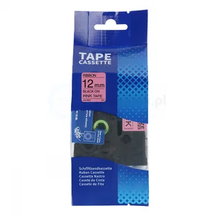Brother strefadrukarek.pl Taśma TZe-RE31 wstążka ozdobna 12mm x 4m jasno różowa czarny nadruk - zamiennik| OSZCZĘDZAJ DO 80% - ZADZWOŃ! 730811399 PROMOCJA! TZE-RE31 - Etykiety do drukarek - miniaturka - grafika 2