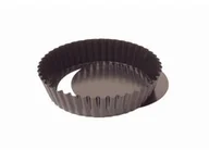 Formy do ciast - Vogue i Deep Fluted quiches Tin 3 x 10 cm stal węglowa forma do pieczenia muffinek postaci GC988 - miniaturka - grafika 1