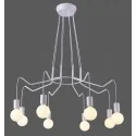 Candellux BASSO LAMPA WISZĄCA 8X40W E27 BIAŁY MATOWY - Lampy sufitowe - miniaturka - grafika 2