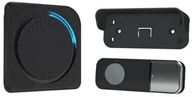 Dzwonki i gongi - Solight 1L67B - Bezprzewodowy dzwonek do gniazdka 230V IP56 czarny - miniaturka - grafika 1