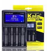 Akcesoria do kamer sportowych - Ładowarka akumulatorów LiitoKala PD4 Li-Ion Aa - miniaturka - grafika 1