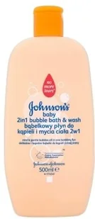 Johnson&Johnson Baby 2w1 bąbelkowy płyn do kąpieli i mycia ciała 500ml - Kosmetyki kąpielowe dla dzieci - miniaturka - grafika 5