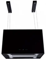 Okapy kuchenne - Toflesz OK-4 SANDY MAXI GLASS CZARNY - miniaturka - grafika 1