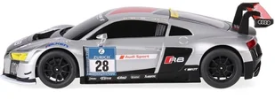 Rastar Audi R8 LMS 1:18 srebrny  RAS/59300-SLV - Zabawki zdalnie sterowane - miniaturka - grafika 3
