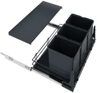 Kosze na śmieci - DELINIA ID System koszy wysuwanych 3 x 15 l Delinia iD - miniaturka - grafika 1