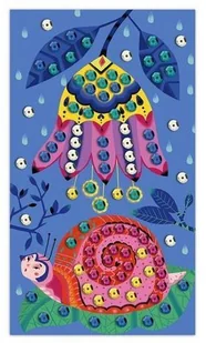 Janod Zestaw kreatywny Urokliwe cekiny Cudowny ogród 5+, solution-bc-7142-0 - Zabawki kreatywne - miniaturka - grafika 4