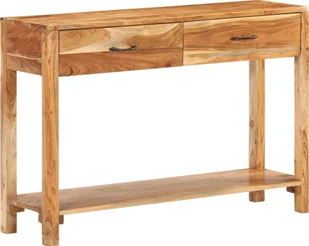 vidaXL Szafka, 110x30x75 cm, lite drewno akacjowe 320471 - Szafki do salonu - miniaturka - grafika 21