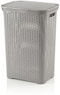 Kosze na bieliznę - Kela Kosz na pranie BRASILIA PP szary - miniaturka - grafika 1