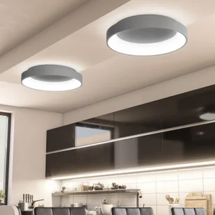 Wofi Lampa sufitowa LED Shay 3-Step-dim, szara, 45 cm - Lampy sufitowe - miniaturka - grafika 3