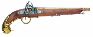 Denix SA REPLIKA NIEMIECKI PISTOLET SKAŁKOWY z XVIIIw MODEL 1043 L 1043 L - Repliki - broń - miniaturka - grafika 2