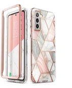 Etui i futerały do telefonów - Supcase Etui Cosmo do Samsung Galaxy S21+ Plus Marble - miniaturka - grafika 1