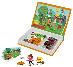 Janod Magnetyczna układanka 4 pory roku Magnetibook kolekcja 2018, - Klocki - miniaturka - grafika 5