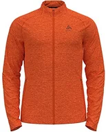 Bluzy męskie - Odlo Męska bluza Midlayer Full Zip Sesvenna 542432 - miniaturka - grafika 1