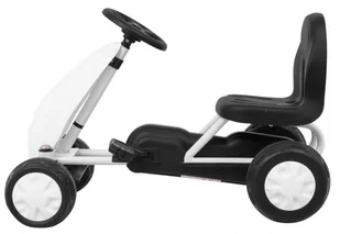 Gokart dla Najmłodszych Biały - Jeździki dla dzieci - miniaturka - grafika 3