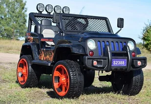Super-Toys MEGA JEEP SUNSHINE, NAPĘD 4X4, WOLNY START/ MIĘKKIE KOŁA, BLUETOOTH, RADIO EXCLUSIVE/2388 S-2388-CZERWONY - Pojazdy elektryczne dla dzieci Super-Toys MEGA JEEP SUNSHINE, NAPĘD 4X4, WOLNY START/ MIĘKKIE KOŁA, BLUETOOTH, RADIO EXCLUSIVE/2388 S-2388-CZERWONY - Pojazdy elektryczne dla dzieci - miniaturka - grafika 9