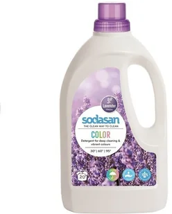 Sodasan Ekologiczny płyn do prania tkanin białych i kolorowych Lawendowy 1500ml - Środki do prania - miniaturka - grafika 2
