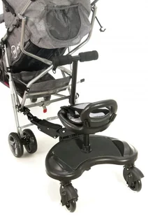 Moby System Dostawka Do Wózka z Siedzonkiem MR BUGGY - koła LED KPL MRBUG AMK LED - Akcesoria do wózków - miniaturka - grafika 2