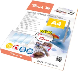 Peach Folia do laminowania A4 216x303mm 125mic 100 Arkuszy 510316 - Folie do laminatora - miniaturka - grafika 2