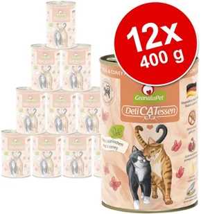 GranataPet Pakiet DeliCatessen, 12 x 400 g - Pakiet mieszany - Mokra karma dla kotów - miniaturka - grafika 2