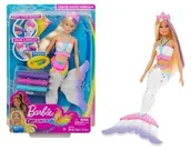 Lalki dla dziewczynek - Barbie Lalka Dreamtopia Syrenka Kolorowa Magia Gcg67 Mattel - miniaturka - grafika 1