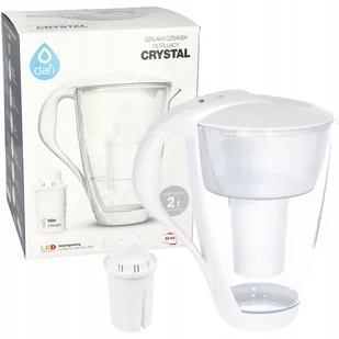 DAFI Dzbanek Szklany Led Crystal +3 Wkłady Classic - Uzdatniacze wody - miniaturka - grafika 2