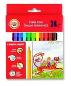 Flamastry - Koh-I-Noor flamastry zmywalne, 24 kolory - miniaturka - grafika 1