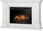 Kominki elektryczne - Warmtec Kominek elektryczny Warmtec Luena wkład Dimplex 26" XHD Optiflame biały mat LUENA-26-W01 - miniaturka - grafika 1