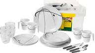 Kuchnia turystyczne i akcesoria - Brunner All Inclusive Dishes Set 36 Pieces, design serenade 2021 - miniaturka - grafika 1