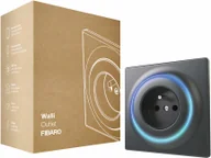 Systemy inteligentnych domów - Fibaro Inteligentne gniazdko Walli Outlet type E antracytowy - miniaturka - grafika 1