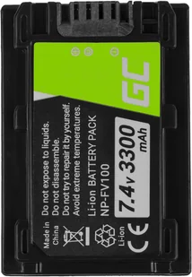 Sony Green Cell Akumulator Green Cell Bateria Green Cell NP-FV100 NP-FV50 do DCR-DVD506E DCR-DVD510E HDR-CX11 - Akumulatory do aparatów dedykowane - miniaturka - grafika 5