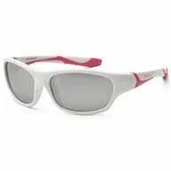 Okulary dla dzieci - Koolsun KOOLSUN Okulary SPORT White Cabaret 3-8 - miniaturka - grafika 1