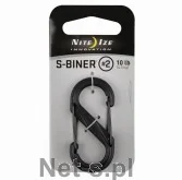 Artykuły biurowe - Dual Nite Ize Karabińczyk S-Biner 2 plastik czarny - miniaturka - grafika 1