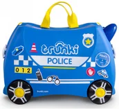 Walizki dla dzieci - Trunki Jeżdżąca walizeczka RADIOWÓZ PERCY TRU-0323 45377 - miniaturka - grafika 1