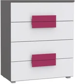 Komody dla dzieci - Forte Komoda Libelle LBLK34 - miniaturka - grafika 1