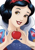 Wyposażenie pokoiku dziecięcego - Obraz Komar Snow White Portrait WB057 WB057 - miniaturka - grafika 1