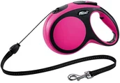 Smycze dla psów - Flexi Smycz automatyczna New Comfort M, różowa, 5 m - miniaturka - grafika 1