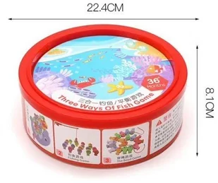 Bakalu Wędkarstwo rybki do łowienia z magnesami delfin KZ0654 - Klocki - miniaturka - grafika 7