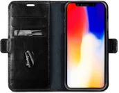 Etui i futerały do telefonów - dbramante1928 Copenhagen etui ze skóry Apple iPhone XS Max CZARNY OTWIERANE NA BOK SKÓRA NATURALNA COXPGTBL0904 - miniaturka - grafika 1