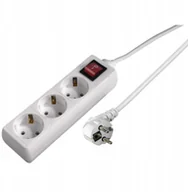 Listwy zasilające - Hama Listwa Zasilająca 3 Gniazda 1,4 m - miniaturka - grafika 1