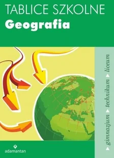 Adamantan Tablice szkolne Geografia - Witold Mizerski, Jan Żukowski, Jadwiga Żukowska - Materiały pomocnicze dla uczniów - miniaturka - grafika 2