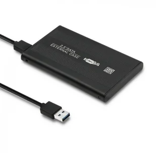 Qoltec OBUDOWA NA DYSK HDD/SSD 2.5" SATA3 | USB3.0 | CZARNY 2_327886 - Obudowy i kieszenie na dyski twarde - miniaturka - grafika 2