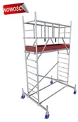 Rusztowania - Krause ProTec rusztowanie aluminiowe wys.rob. 4,30m (940117) - miniaturka - grafika 1