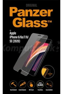 PanzerGlass Szkło ochronne pro Apple iPhone 6/6s/7/8/SE 2020) 2684) - Szkła hartowane na telefon - miniaturka - grafika 4