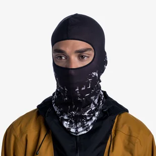 Buff Kominiarka EcoStretch Balaclava PHYS BLACK 126748.999.10.00 - Czapki i chusty sportowe damskie - miniaturka - grafika 2